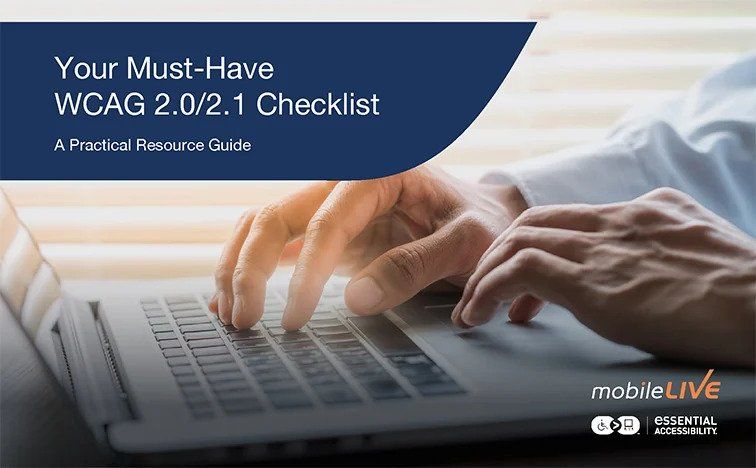 Your Must Have WCAG 2.0/2.0 Checklist