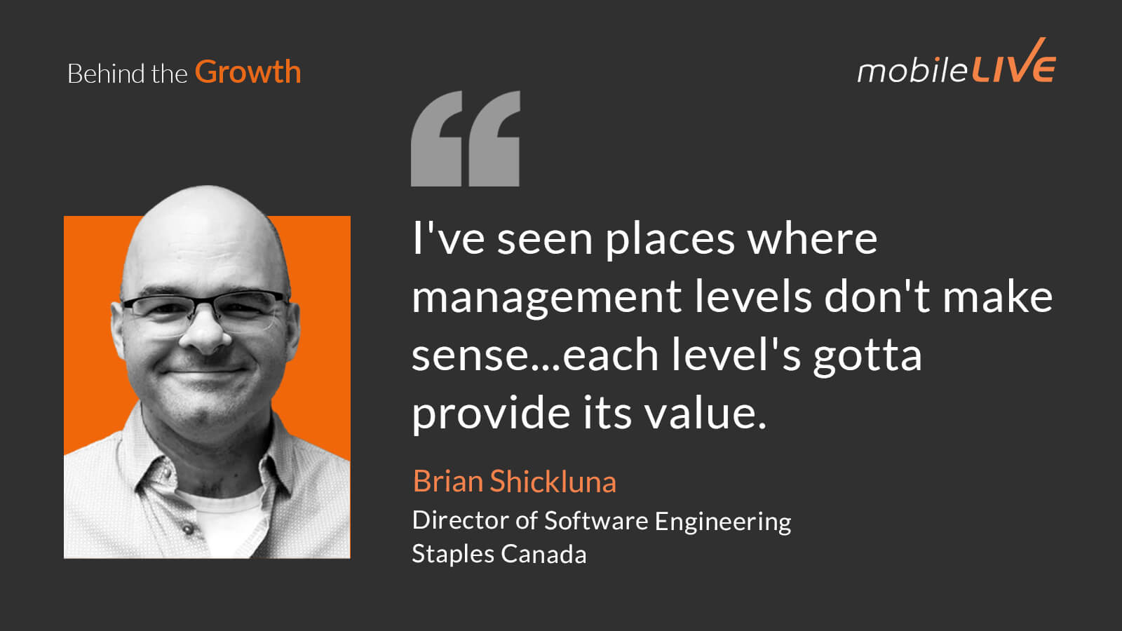 I've seen places where management levels don't make sense...each level's gotta provide its value.