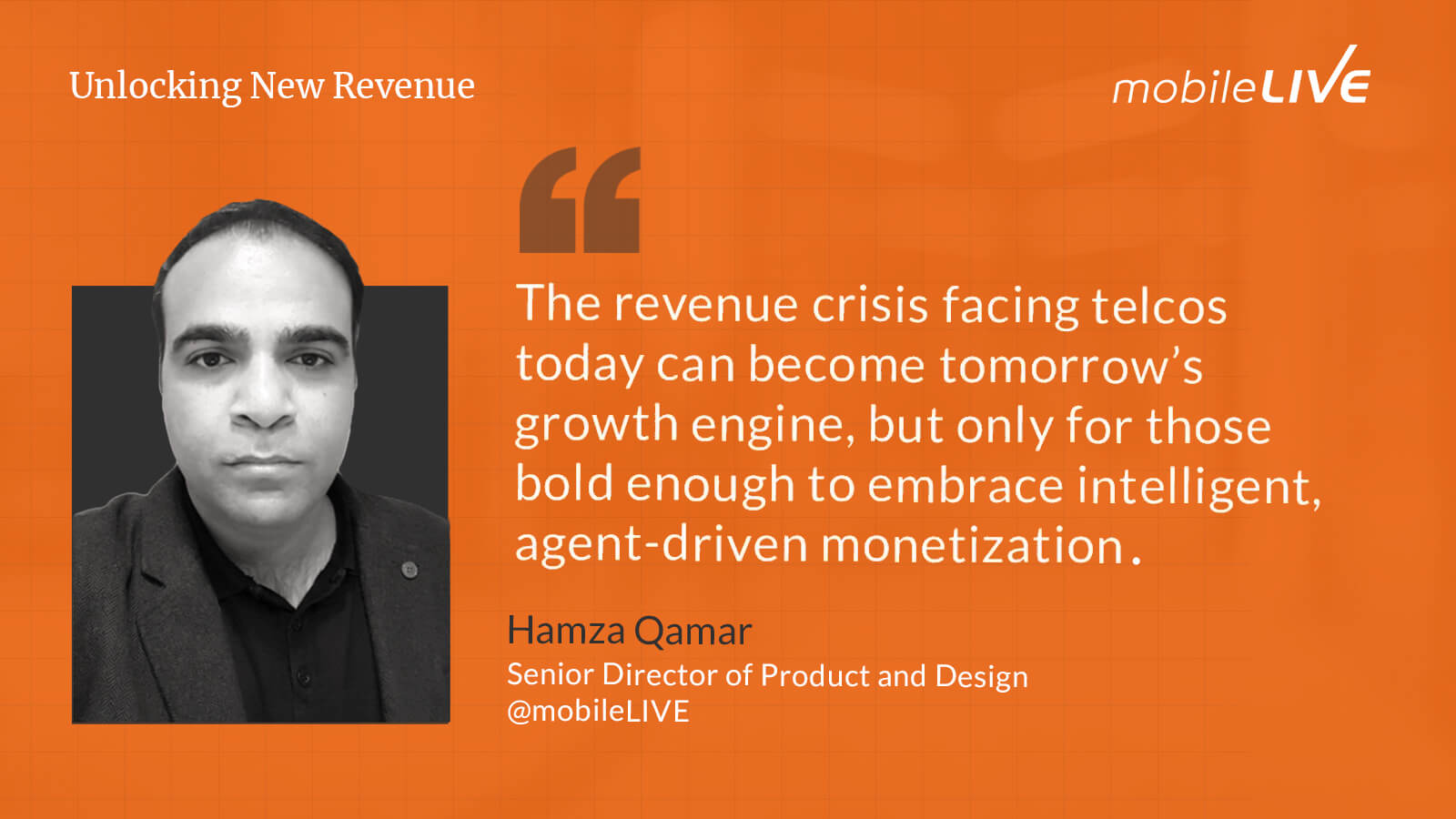 The revenue crisis facing telcos today can become tomorrow's growth engine, but only for those bold enough to embrace intelligent, agent-driven monetization.