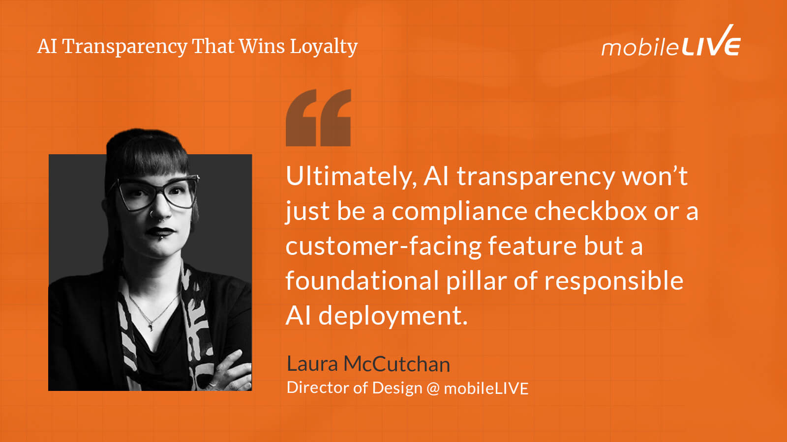 Ultimately, AI transparency won't just be a compliance checkbox or a customer-facing feature but a foundational pillar of responsible AI deployment.