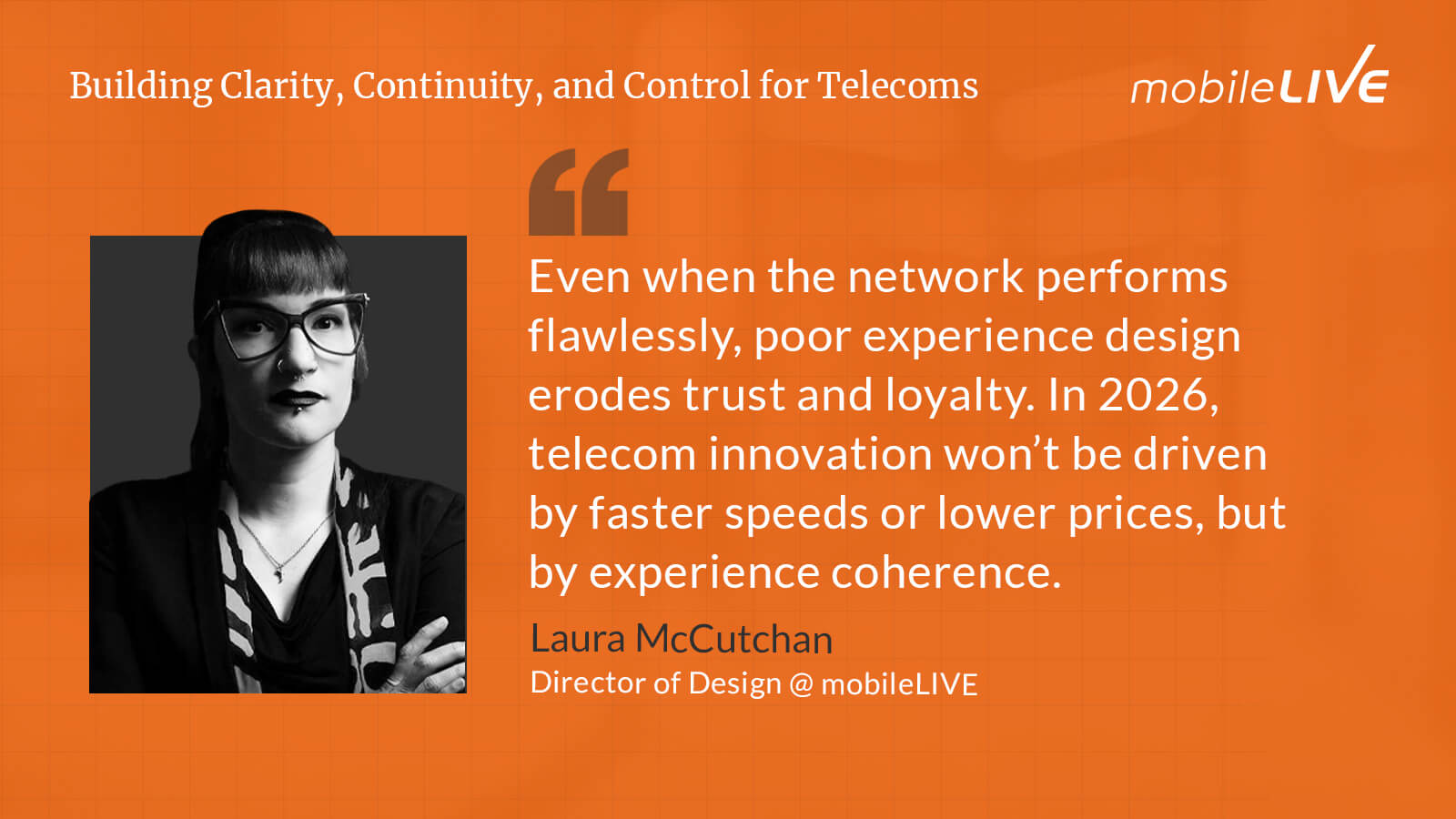 Even when the network performs flawlessly, poor experience design erodes trust and loyalty. In 2026, telecom innovation won't be driven by faster speeds or lower prices, but by experience coherence.